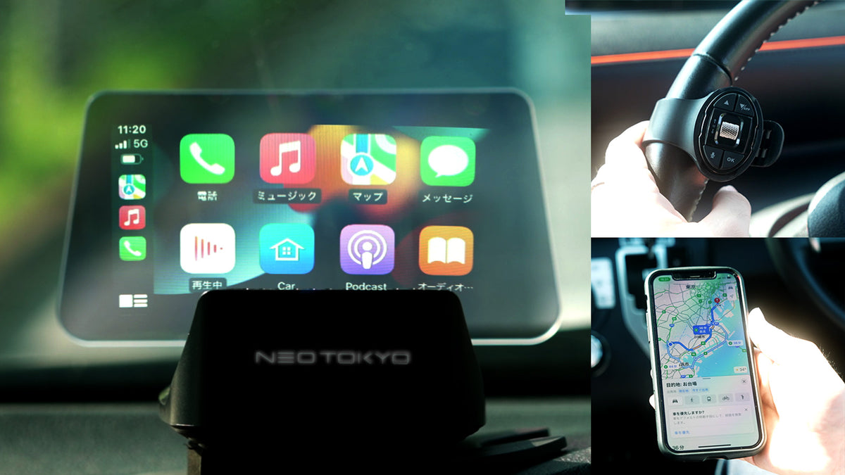 HUD-2023 ヘッドアップディスプレイ ワイヤレスCarPlay/AndroidAuto 